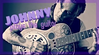 Johnny Depp plays guitar (My Dead Drunk Friends - Hollywood Vampires)
