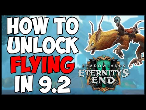How to get Flying in WOW 9.2 Zereth Mortis - Shadowlands Eternity's End