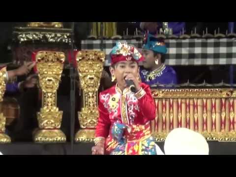 Diki Hyuga "Kendang Mebarung" Juara II lomba lagu pop bali kat. Anak putra @ PKB 2017
