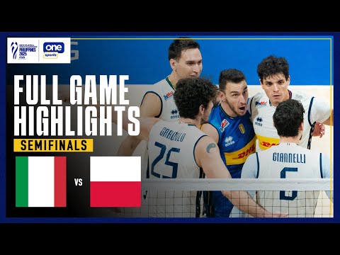 ITALY vs POLAND | FULL GAME HIGHLIGHTS | 2025 FIVB MEN'S VOLLEYBALL CHAMPIONSHIP SF | SEPT. 27