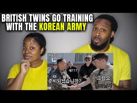 🇰🇷🇬🇧 Americans React "British Twins go Training with the Korean Army Commandos"