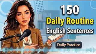 150 Daily Routine English Sentences for Speaking Practice' | English Conversation practice