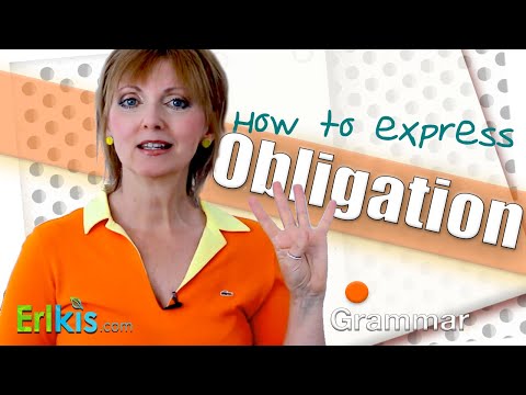 Learn how to use 'should', 'ought to', 'had better', and 'supposed to' to express obligation.