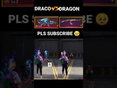 DRACO Vs DRAGON - AK47 | FREE FIRE #shorts