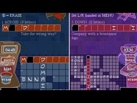 crosswords nintendo ds game