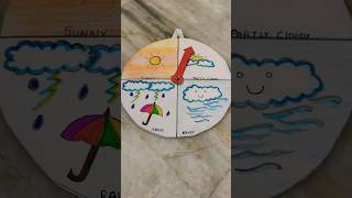 weather clock☀ DIY #like☔ #comment 🌥#subscribe