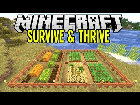 Minecraft | SUPER EASY CROP FARM | Minecraft Survival Let's Play Tutorial Ep 8