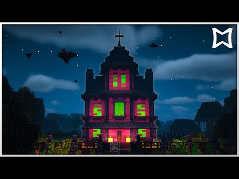 Minecraft Tutorial ► How To Build A Spooky Haunted Mansion | Halloween House 👻