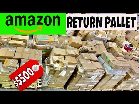 We Bought An Amazon Returns Pallet For $450 - Unboxing $5500 In MYSTERY Items!