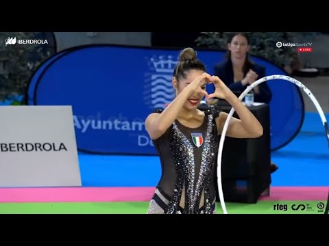 Alexandra Agiurgiuculese (ITA) Hoop– Fase Final Liga Iberdrola GR 2022