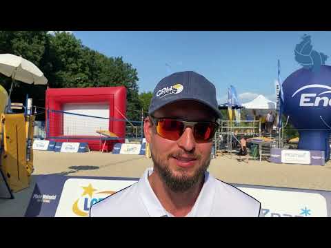 Robert Żuchowski, trener pary Kądzioła/Ociepski - zwycięzców Lotto Plaży Wolności