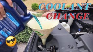HONDA PILOT COOLANT CHANGE: Draining, Flushing and replacing the engine coolant on a Honda Pilot.