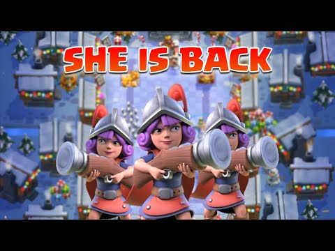 THREE MUSKETEERS LADDER GAMEPLAY after SHE GET BUFF!! - Clash Royale