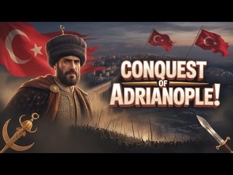 The conquest of Adrianople modern day Edirne in 1361, which became the second Ottoman capital