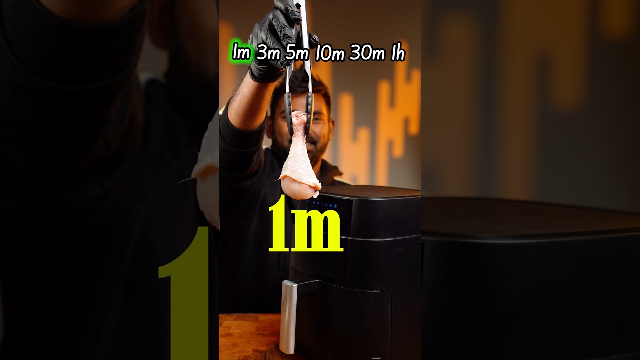 Which Air Fryer Chicken Would YOU Eat? 🍗 (1 min vs 1 hour)