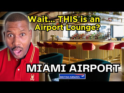 Inside Miami’s BEST New Airport Lounge — British Airways Just Raised the Bar!