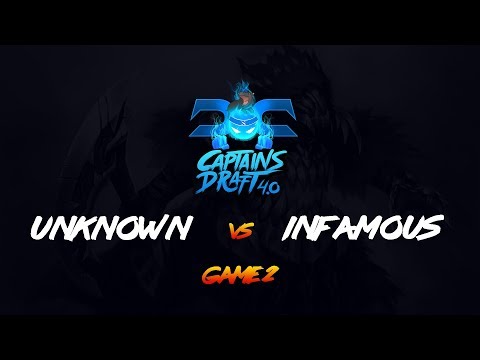 Unknown vs Infamous Game 2 - Captains Draft 4 SA Qualifiers
