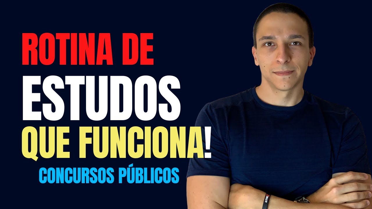 CICLO DE ESTUDOS QUE FUNCIONA - A Rotina que dá Certo | Thiago Pereira - Concursos Públicos