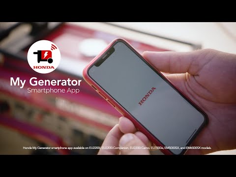 Honda My Generator Smart Phone App