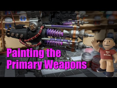 Acastus Knight Asterius - Build 38 - Painting the main weapons