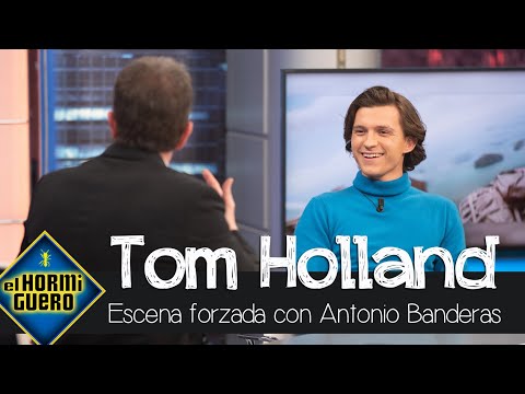 Tom Holland revela cómo forzó una escena con Antonio Banderas en 'Uncharted' - El Hormiguero