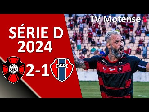 Moto Club 2 x 1 Maranhão, Série D 2024 - Gols
