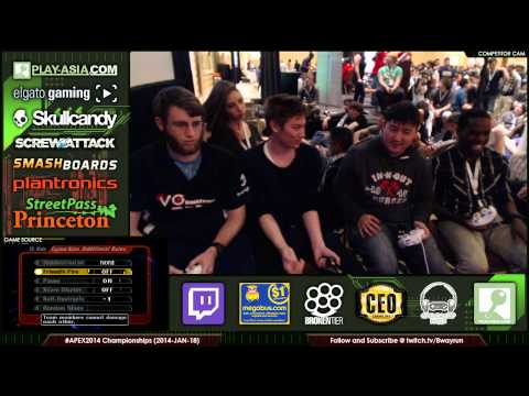 APEX 2014   SSBM P3W4   Shroomed + S2J VS Leffen + Dr  PP