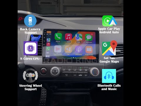 PREMIUM CARPLAY HONDA CIVIC ANDROID AUTO STEREO - Image 2