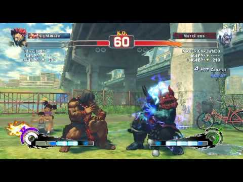 Ultra Street Fighter IV battle: Akuma vs Oni