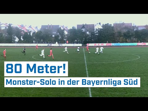 Roadrunner: Bayernliga-Kicker trifft nach 80-Meter-Sololauf