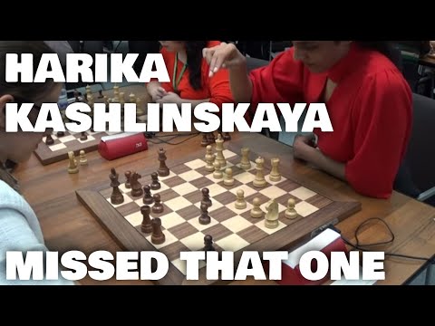 Thinking one move ahead | Harika - Kashlinskaya | Reti opening