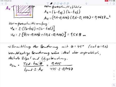 Massivbau 3 – Beispiel 11 Torsionsbemessung