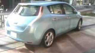 preview picture of video 'Nissan Leaf being shown on Microsoft Campus, Redmond, Washington USA'