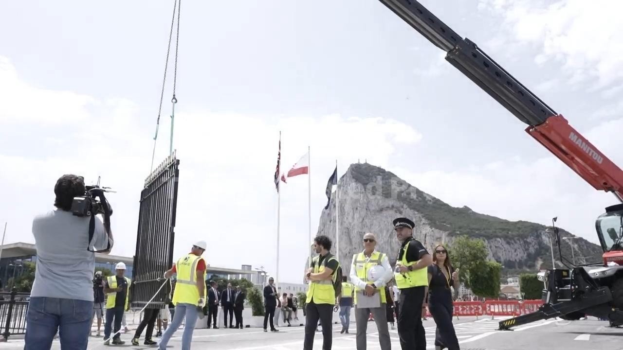 Gibraltar removes Spanish border fence in historic territorial agreement shift