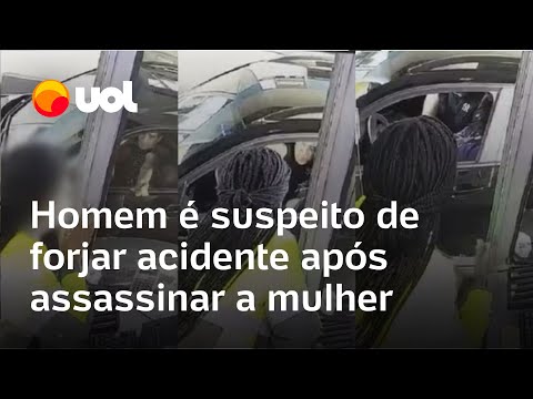 Homem é suspeito de simular acidente para disfarçar assassinato da namorada em Minas Gerais