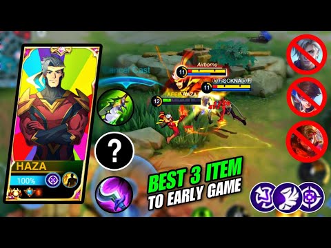 CHOU NEW 99.9% THIS 3 ITEM BEST TO EARLY GAME (TRY THIS!🔥) | Chou New Meta Gameplay 2023 | MLBB