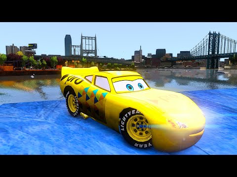 Crazy Lightning McQueen PRO Crashes - GTA 4 Real Car Crashes Ep.28