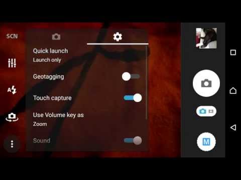 Camera App in Sony Xperia Z1 Compact with Android 5.0.2 Lollipop