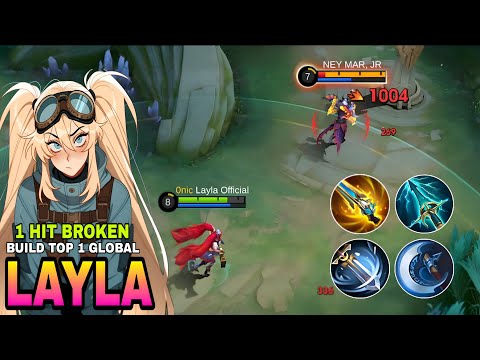 LAYLA BEST HIGH DAMAGE HACK BUILD 2025!😱 THIS BUILD IS LITERALLY BROKEN! ( PLS TRY THIS BUILD )