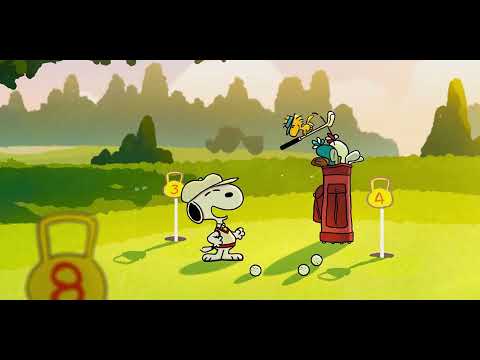 Snoopy Presents: One-of-a-Kind Marcie-Snoopy demonstrates his golfing skills