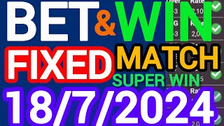 TODAY CORRECT SCORE PREDICTIONS 18/07/2025/FOOTBALL PREDICTIONS TODAY/SOCCER BETTING TIPS/SURE TIPS.