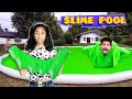 Living in BIGGEST SLIME POOL For 24 Hour | REAL SLIME | Pari's Lifestyle