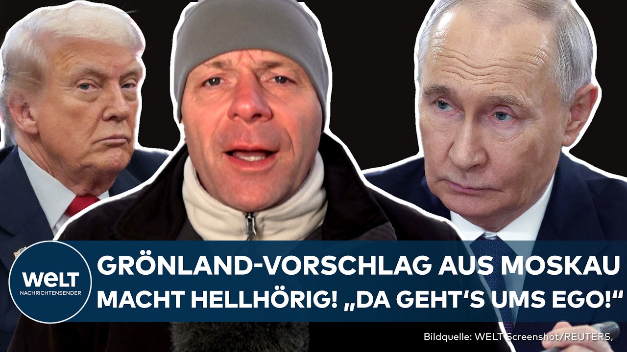 PUTINS KRIEG: Aussage aus Moskau macht hellhörig! Nach Tanker-Debakel! Grönland? "Da geht's ums Ego"