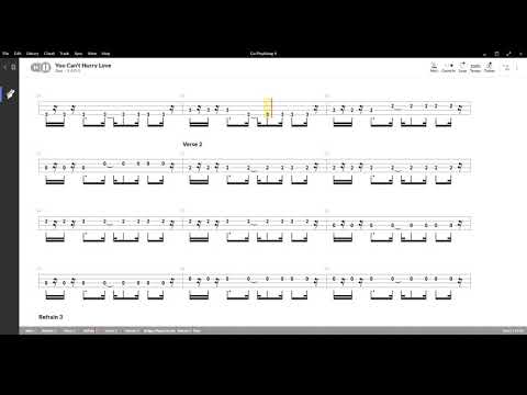 You Can't Hurry Love ( Phil Collins ) ,Tablatura e base Senza Basso - Backing bass track