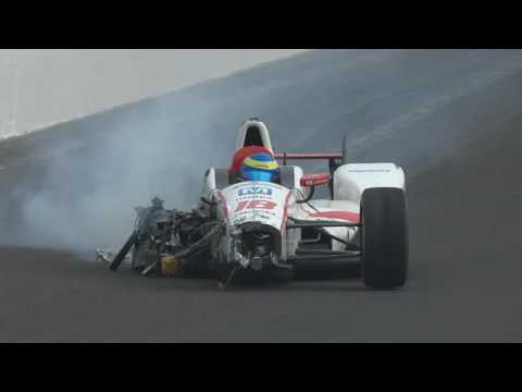 Sebastian Bourdais Qualifying Crash