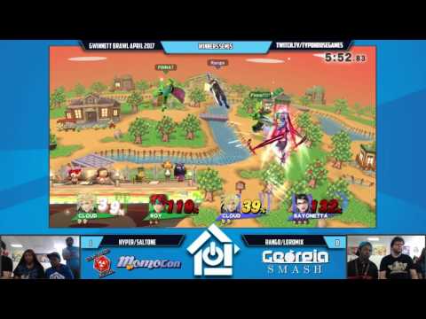 Gwinett Brawl 4/8/17  - Kodystri/Neos vs Fatality/ScAtt - Smash 4 Doubles Winners Semis