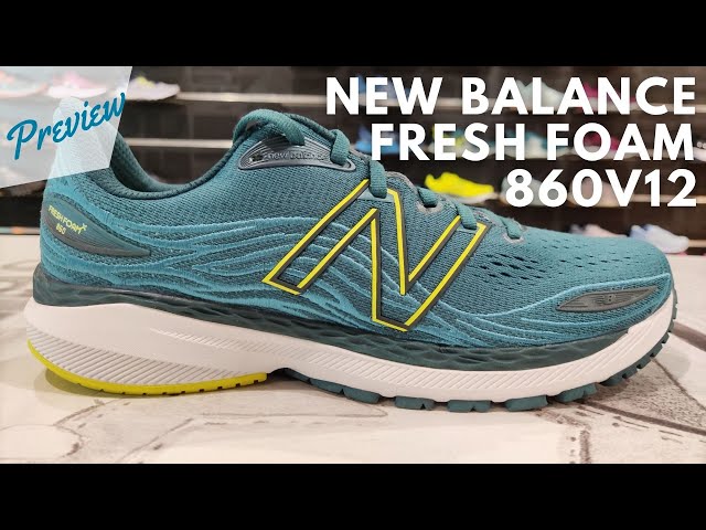 Vídeo relacionado con New Balance Men s Fresh Foam 860v12 Running Shoe (0, Black/White, Numeric_12_Point_5)