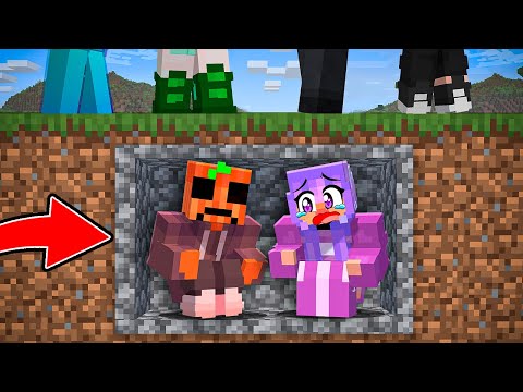 Trapped UNDERGROUND with MY FRIEND in Minecraft!
