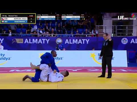 2019 Almaty 2 K 73 kg Kopecký Adam CZE vs  Hakizimana Jean Claude BDI