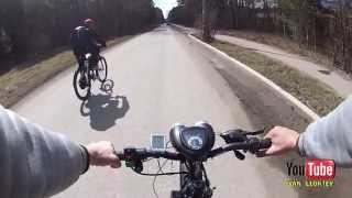 preview picture of video 'Комплекс ПГТУ, Прогулка на электровелосипедах. PSTU, E-bike trip.'